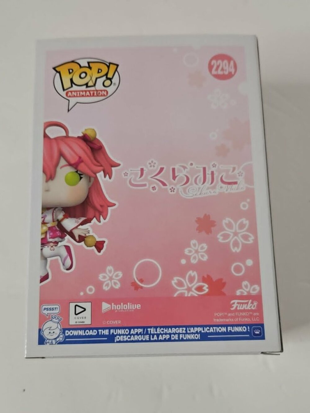 NIB Funko Pop! Animation: Hololive — Sakura Miko #2294 (with Protector) - Picture 7 of 7